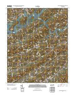 Powder Springs 2013 topographic map thumbnail