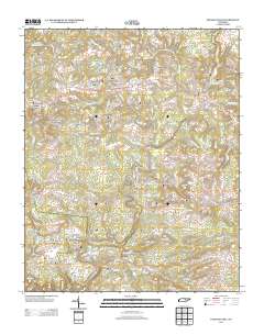 Pleasant Hill 2013 topographic map thumbnail