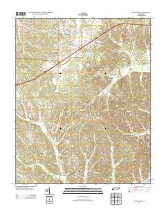 Sugar Tree 2013 topographic map thumbnail