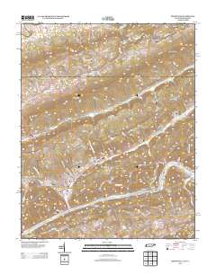 Sneedville 2013 topographic map thumbnail