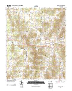 Readyville 2013 topographic map thumbnail
