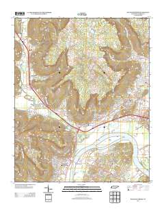 South Pittsburg 2013 topographic map thumbnail