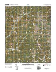 Tennessee City 2013 topographic map thumbnail