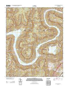 Wauhatchie 2013 topographic map thumbnail