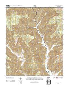 Sinking Cove 2013 topographic map thumbnail