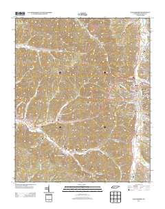 Waynesboro 2013 topographic map thumbnail