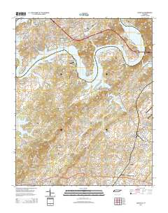 Louisville 2014 topographic map thumbnail