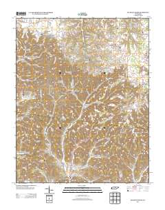 Pleasant Shade 2013 topographic map thumbnail