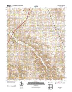 Portland 2013 topographic map thumbnail