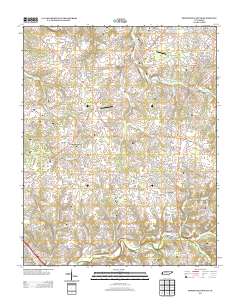 Springfield South 2013 topographic map thumbnail