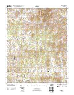 Vine 2013 topographic map thumbnail
