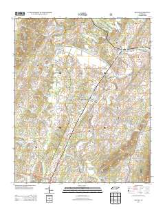 Benton 2013 topographic map thumbnail