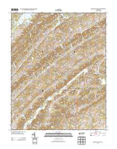 Big Ridge Park 2013 topographic map thumbnail