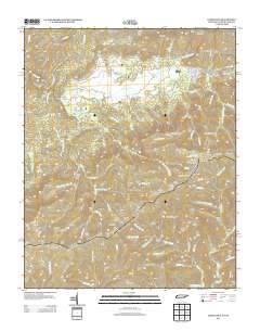 Cades Cove 2013 topographic map thumbnail