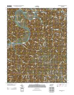Burristown 2013 topographic map thumbnail