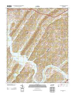 Cave Creek 2013 topographic map thumbnail