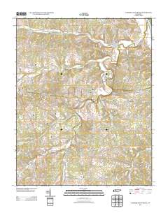 Cumberland Furnace 2013 topographic map thumbnail