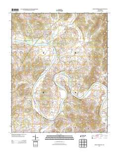 Dixon Springs 2013 topographic map thumbnail