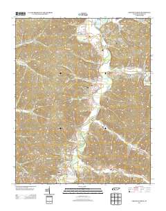 Chestnut Grove 2013 topographic map thumbnail