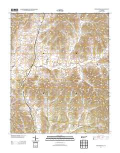 Cornersville 2013 topographic map thumbnail