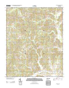 Enville 2013 topographic map thumbnail
