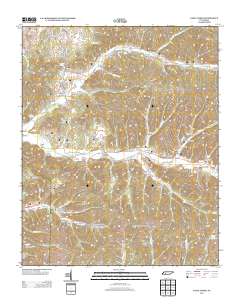 Eagle Creek 2013 topographic map thumbnail