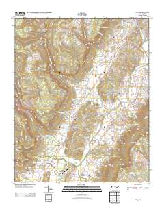 Daus 2013 topographic map thumbnail