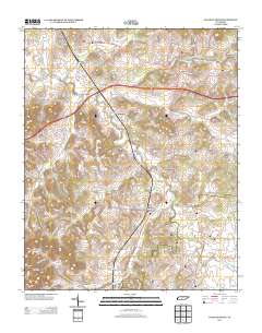 College Grove 2013 topographic map thumbnail