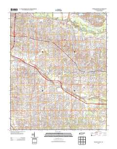 Germantown 2013 topographic map thumbnail