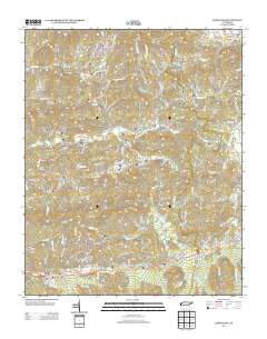 Jones Cove 2013 topographic map thumbnail