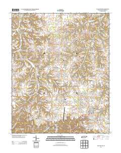 Lafayette 2013 topographic map thumbnail