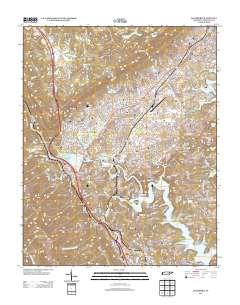 Jacksboro 2013 topographic map thumbnail