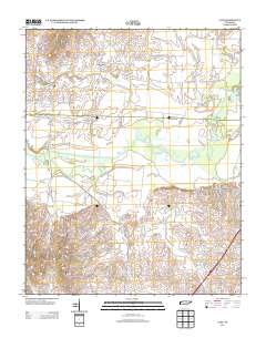 Lane 2013 topographic map thumbnail