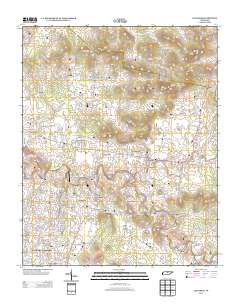 Lascassas 2013 topographic map thumbnail