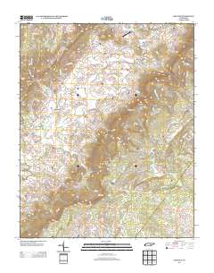 Melvine 2013 topographic map thumbnail