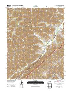 Jellico West 2013 topographic map thumbnail