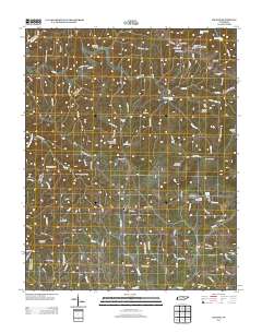 Hilham 2013 topographic map thumbnail