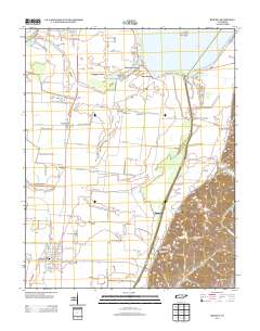 Ridgely 2013 topographic map thumbnail