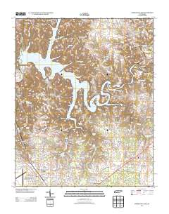 Normandy Lake 2013 topographic map thumbnail