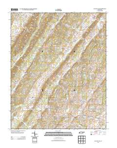 Pattie Gap 2013 topographic map thumbnail