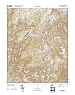 Oneida South 2013 topographic map thumbnail
