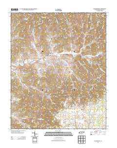 Woodbury 2013 topographic map thumbnail