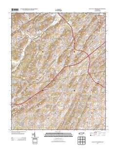 Sullivan Gardens 2013 topographic map thumbnail
