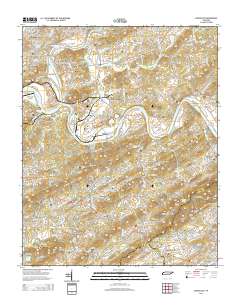 Shooks Gap 2014 topographic map thumbnail