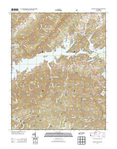 Watauga Dam 2013 topographic map thumbnail