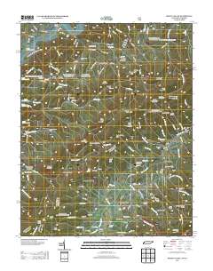 Shady Valley 2013 topographic map thumbnail