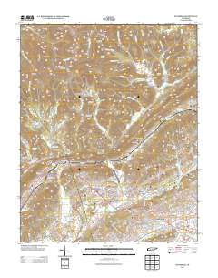 Windrock 2013 topographic map thumbnail