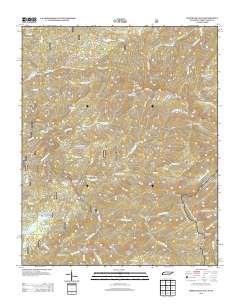 Whiteoak Flats 2013 topographic map thumbnail