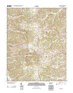 Vanleer 2013 topographic map thumbnail