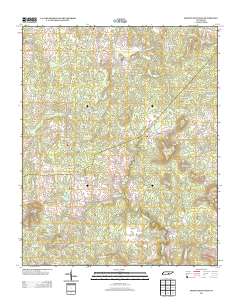 Smartt Mountain 2013 topographic map thumbnail